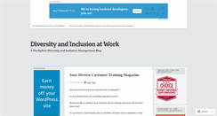 Desktop Screenshot of diversityandinclusionatwork.com